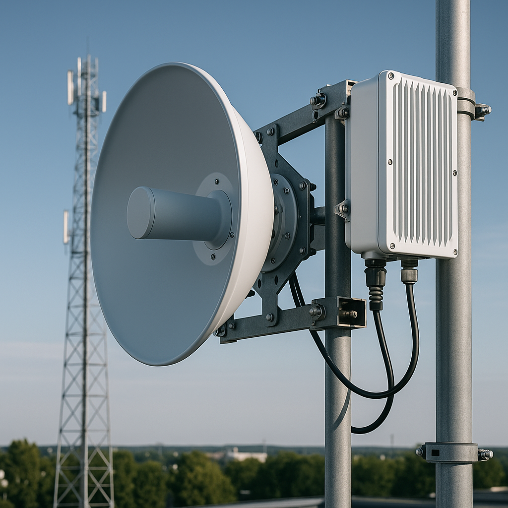 Enlaces punto a punto para cámaras y bancos